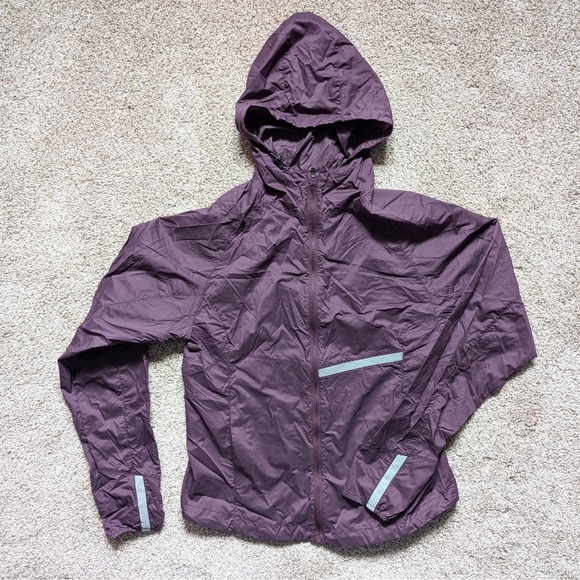oiselle Jackets & Blazers - Oiselle Women's S Reflective Vim Jacket Dusk Purple Full Zip Pockets Lightweight
